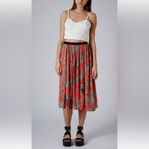 Exquisite Flowery Skirt